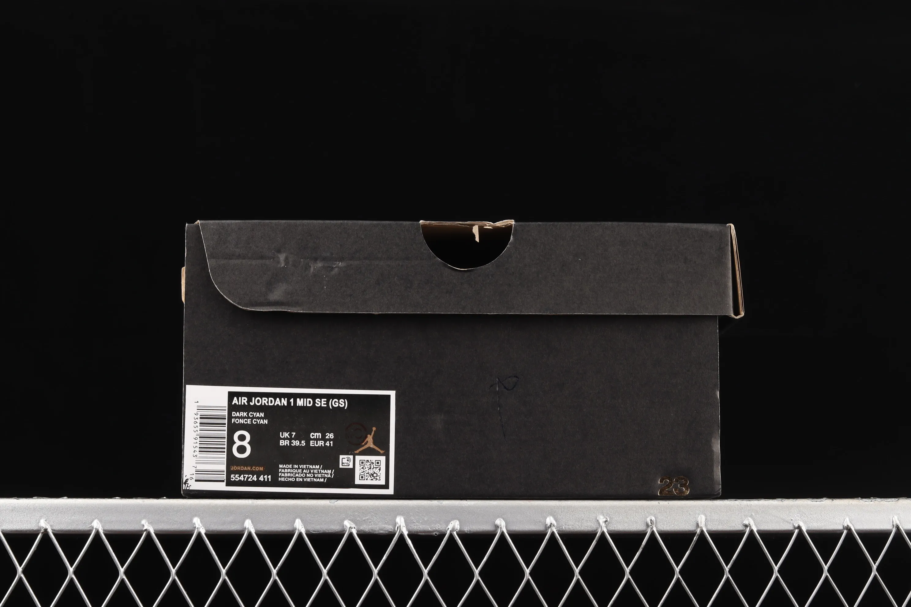 All categories Air Jordan Jordan series basketball shoes Air Jordan 1 Mid Air Jordan 1 Mid "Dark Teal" AJ1 Qiao 1 Qinglan Zhongbang basketball shoes 554724-411